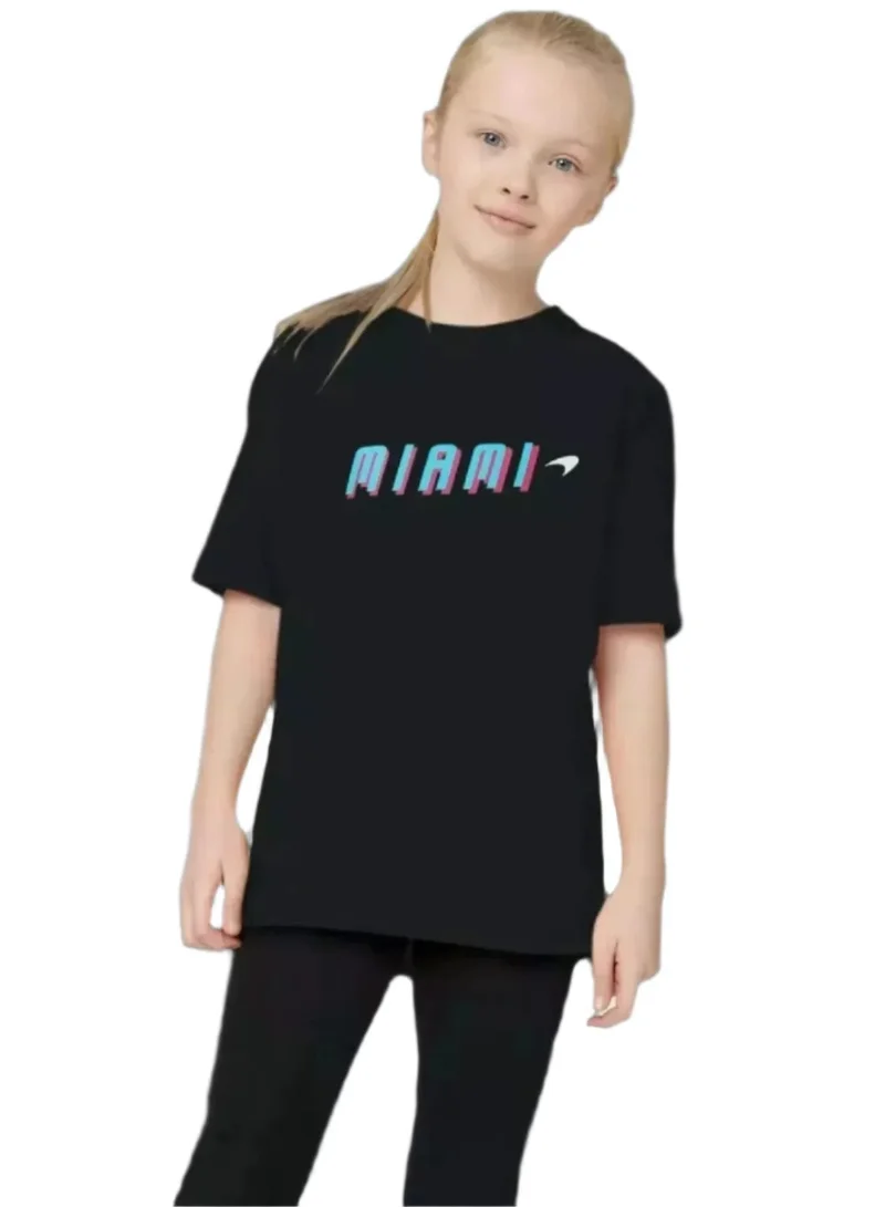 مكلارين تيشيرت McLaren Junior Miami برسومات نيون