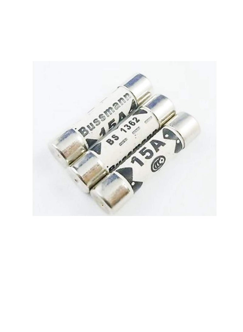 Terminator Porcelain Ceramic Fuse 10 pcs Pkt, 6x25mm Fast Blow Ceramic Fuses (15A Pack of 10pcs) - Image 3