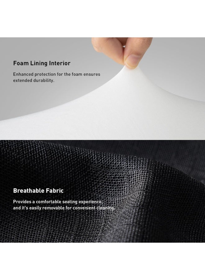 وسادة مقعد سيارة مطورة 2024 مع وسادة إسفنجية لرفع الارتفاع، لتخفيف آلام عظم العصعص وأسفل الظهر للسائقين، ووسادة مقعد للشاحنات للكراسي المكتبية - Image 5