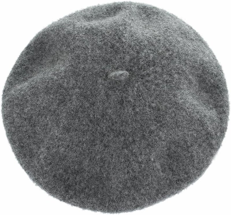 Brcus Kids Girls French Beret Hat Artist Hat Solid Warm Beanie Cap Winter Autumn - Image 4