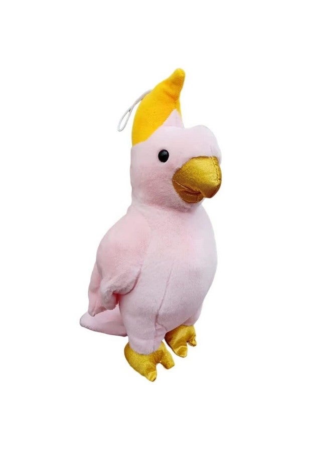 Tickles Tickles Cute Parrot Soft Stuffed Plush Animal Toy for Kids Birthday Gift (Color: Pink; Size: 25 cm)  - Image 1