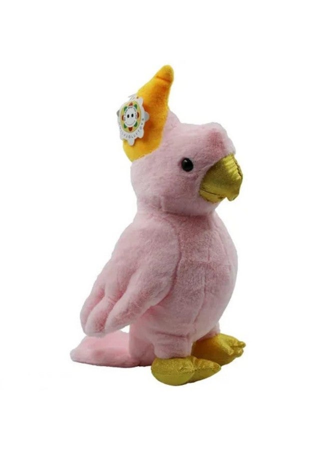 Tickles Tickles Cute Parrot Soft Stuffed Plush Animal Toy for Kids Birthday Gift (Color: Pink; Size: 25 cm)  - Image 2