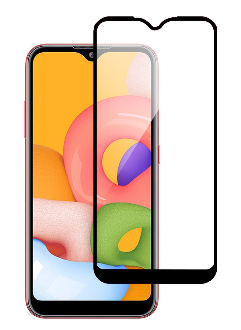 Theodor Tempered Glass Screen Protector With 9H Hardness For Samsung Galaxy A01 Black  - Image 1