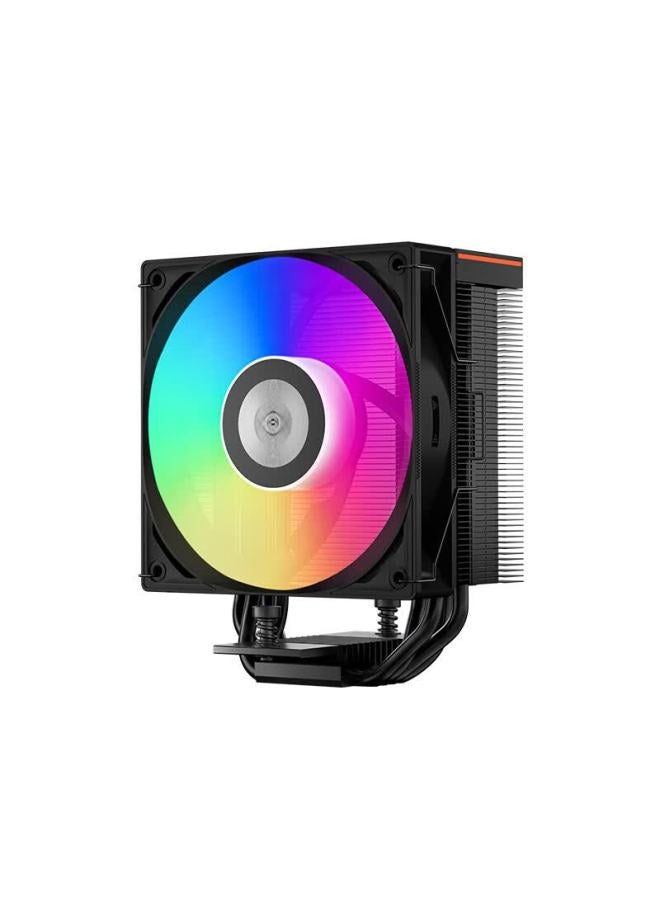 Pccooler Rt400 Digital Display Argb Black Cpu Air Cooler - Image 1