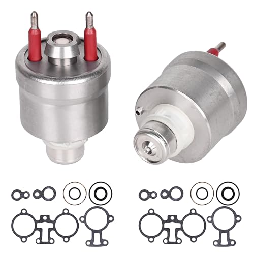 E-Shin Fuel Injectors 17111864 Compatible with Chevy Tahoe Blazer Caprice GMC Yukon Buick Roadmaster Cadillac Brougham Isuzu NPR Oldsmobile V8 5.7L Set of 2 TBI Fuel Injectors Replace# TJ7 - Image 1