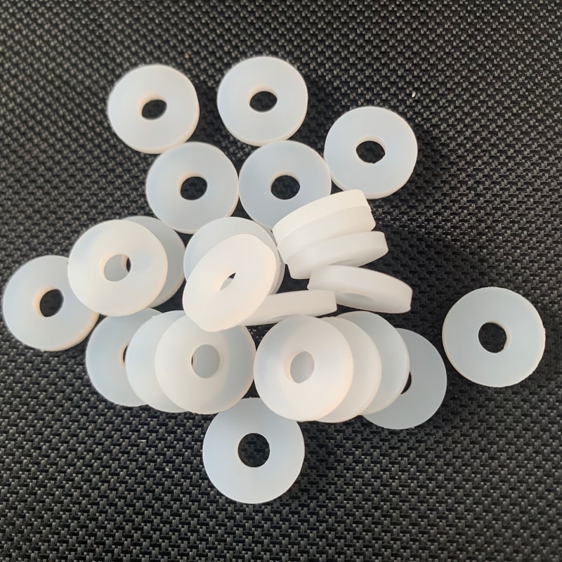 24pcs Silicone Flat Washer Sealing Gasket Leak Proof Round O Ring For Pipe - Image 1