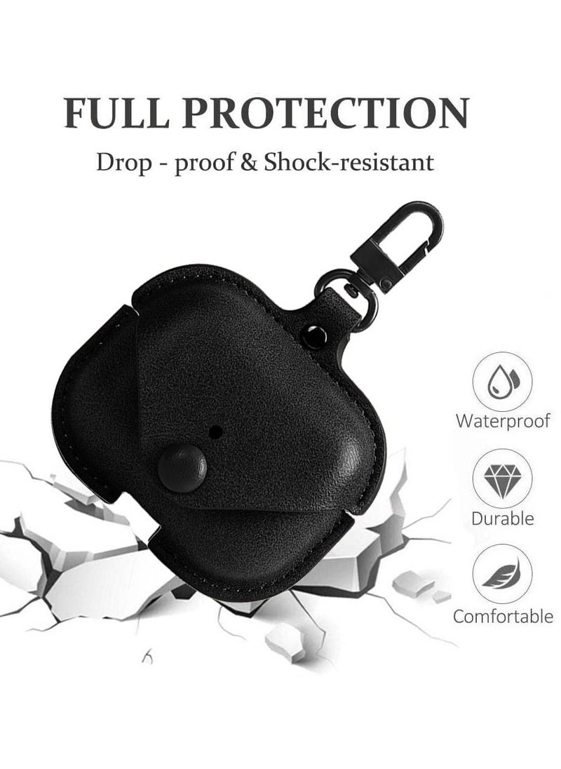CATANES AirPods Pro 2 Case Leather Case Cover with Keychain Compatible with Apple AirPods Pro 2nd Generation 2022 Black  - Image 4