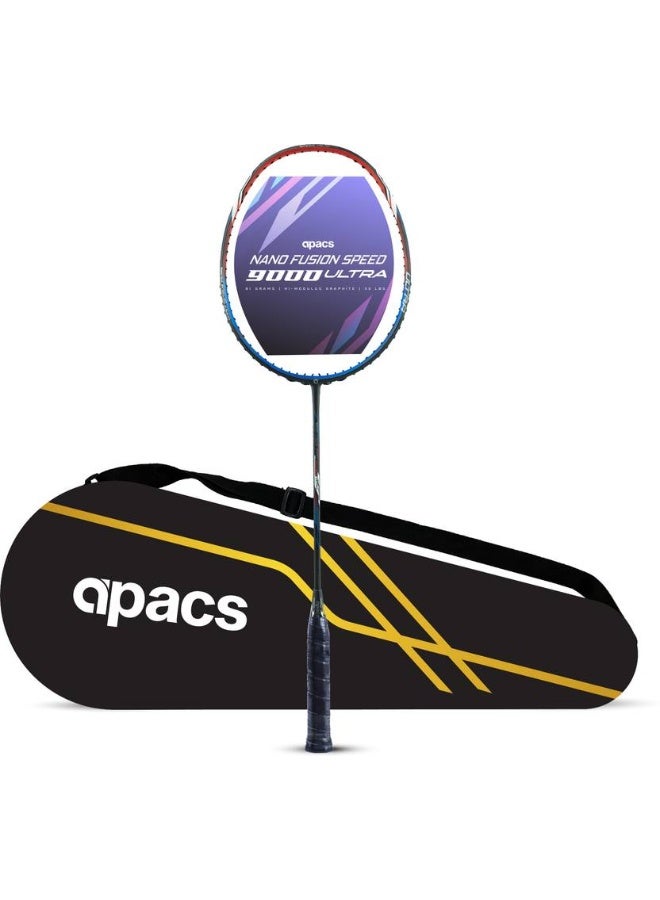 Apacs apacs Nano Fusion Speed 9000 Ultra Red Unstrung Badminton Racquet  (Pack of: 1, 81 g)  - Image 1