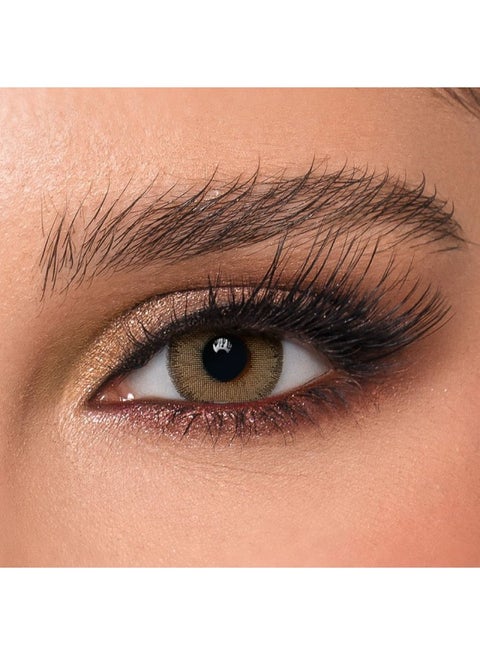 Dye Nola 3 Months Disposable Contact Lenses, Colored Contact Lenses, Cosmetic contact lenses, Brown Contact Lenses, Pack Of 2