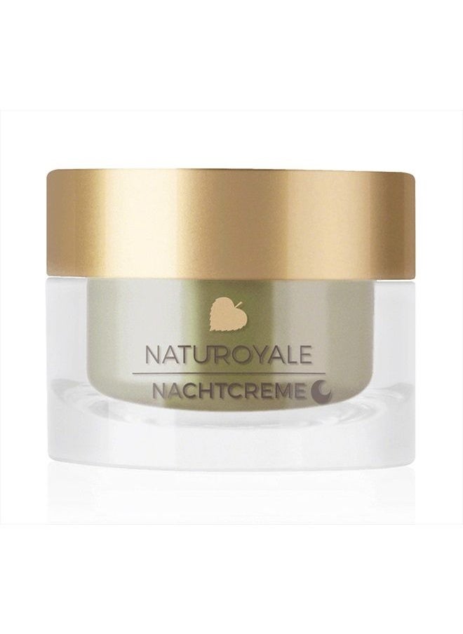 ANNEMARIE BÖRLIND – NATUROYALE Night Cream – Natural Anti Aging Face Cream - Retinol, Vitamin C + E for a Fresher, Smoother and Tighter Skin with a New, Youthful Glow – Step 4 of 5 – 1.69 oz.  - Image 1