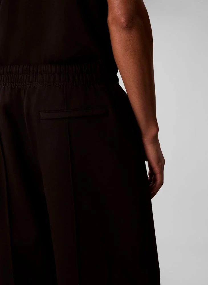Calvin Klein Jeans Black Logo Pintruck Sweatpant for Men | Best Price UAE