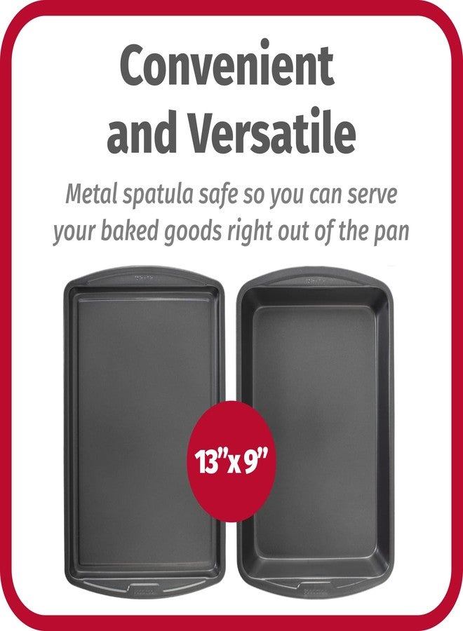 طقم أدوات خبز جودكوك اليومي غير اللاصق المصنوع من الفولاذ، مكون من 5 قطع، باللون الرمادي، يشمل صينية بسكويت، وصينية كيك، وصينية خبز، وصينية مافن، وصينية تحميص، طقم خبز متين ومقاوم للخدش - Image 2