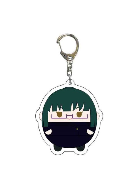 Mantra back to battle keychain cartoon anime peripheral five Wu Tiger stick yourenzhen people Fu heihui acrylic pendant Zen Academy Zhenxi (Q version) Zen Academy Zhenxi (Q version)