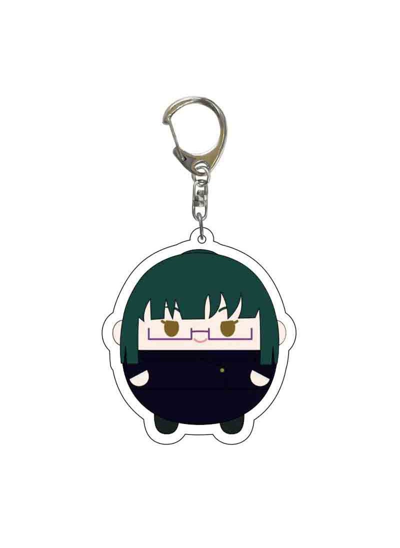 Generic - Mantra back to battle keychain cartoon anime peripheral five Wu Tiger stick yourenzhen people Fu heihui acrylic pendant Zen Academy Zhenxi (Q version) Zen Academy Zhenxi (Q version) - Image 1
