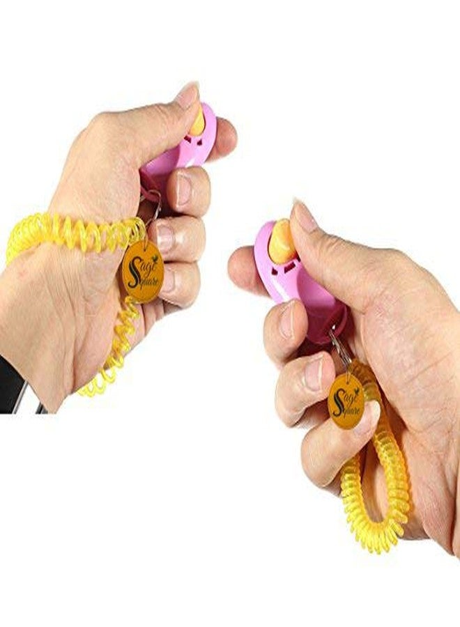 Sage Square Pet Training Clicker Along with Wrist Strap for Dog/Cat/Kitten/Puppy/Bird (Random) (1 Piece) - Image 5