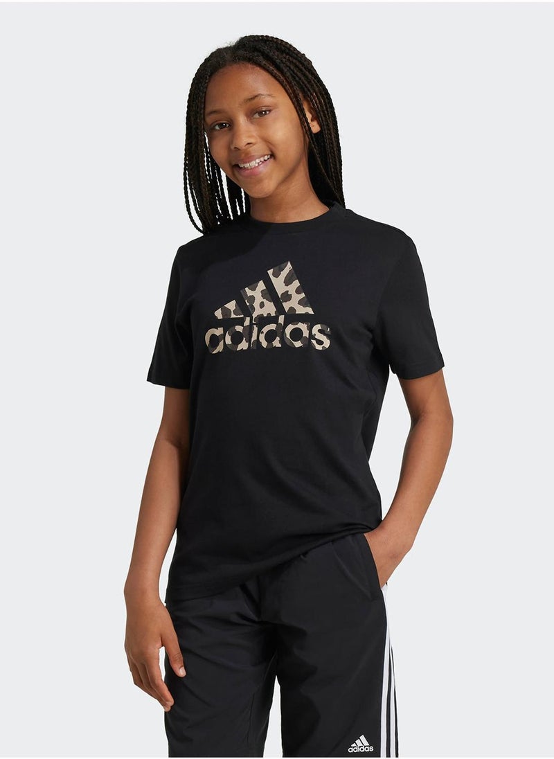 Adidas - Youth Animal Printed T-Shirt - Image 1