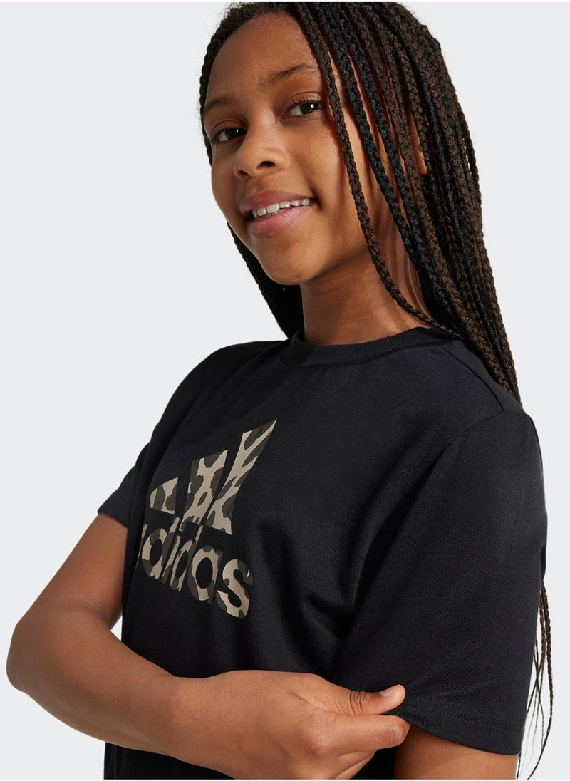 Adidas - Youth Animal Printed T-Shirt - Image 1