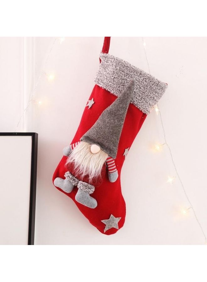 Generic Socks Shape  Decorative Gift Bag Multicolour - Image 1