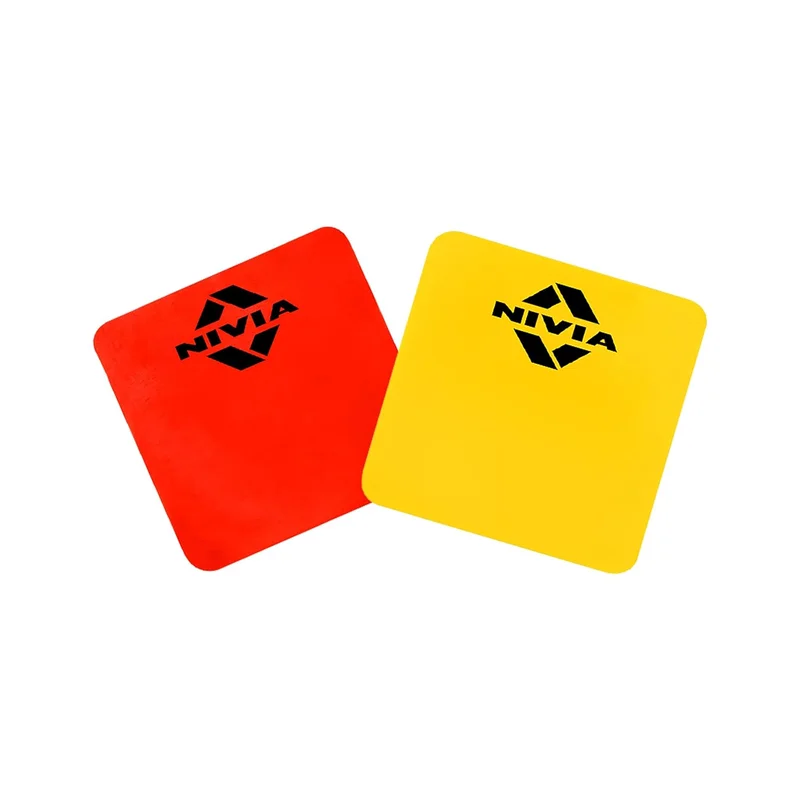 نيفيا Nivia Referee Cards Set - Red & Yellow