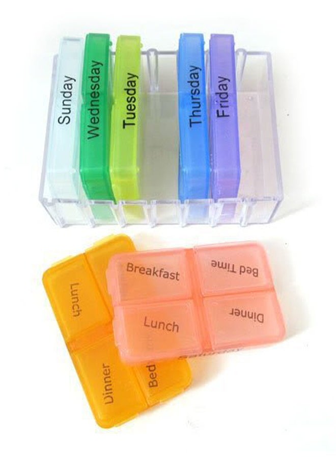 2 pieces Portable pill box organizer, can meet a week's supply 7 slots - pzsku/Z486104FAF04D9C53D19AZ/45/_/1697456078/0c67ce0b-e84f-4e41-9324-ea2b32944860