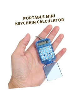 Generic 3pcs Pocket Calculator Key Ring Tiny Small Portable Mini Electronic Calculator for Home Students (Random Color)  - Image 4