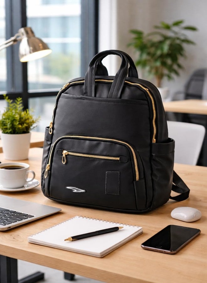 ENSAC Backpack with Bottle Compartment | Lightweight Travel & School Bag for Men, Women & College Students | Trendy Laptop Backpack for Books,Stationery, Lunch Box & Essentials - Image 4