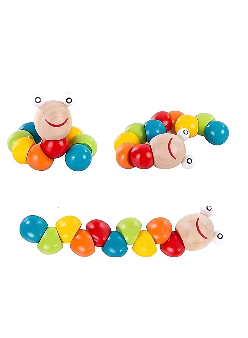 Made2Motivate Wood Caterpillar Fidget  - Image 2