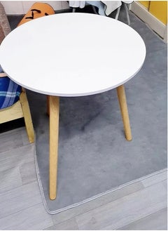 fashionhome Modern Round Design Wooden Small Coffee Table for Bedroom and Living Room Furniture 40 x 40 x 40 cm  - Image 5
