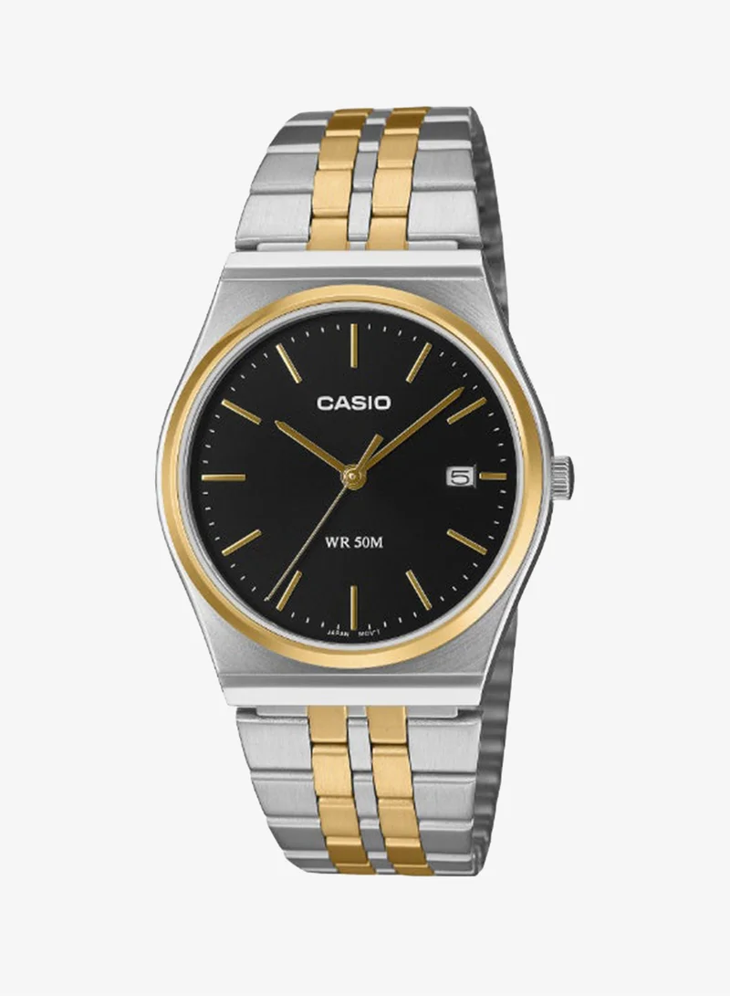Men's Stainless Steel Analog Watch MTP-B145SG-1AVDF - 35 mm