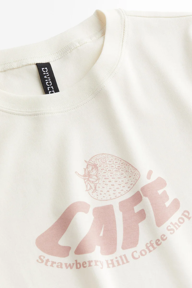 H&M Fitted cotton top