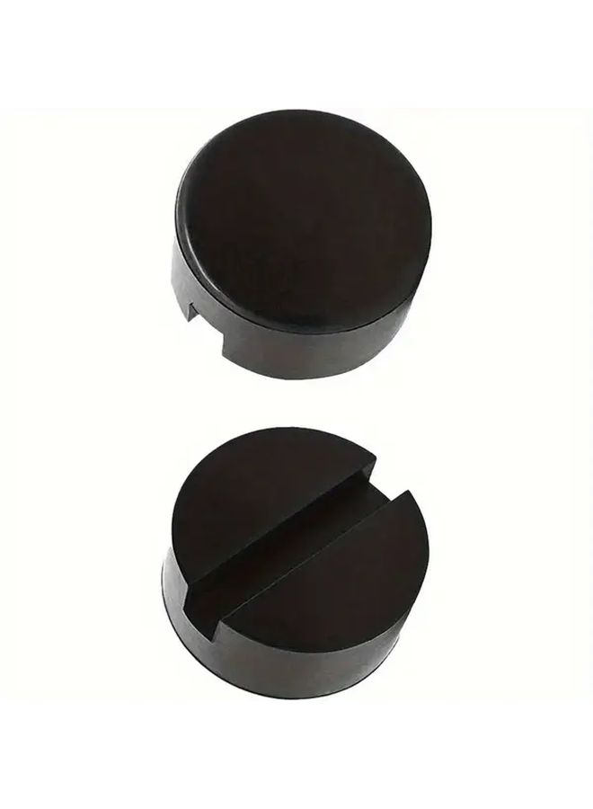 2pcs Heavy Duty Non Slip Car Jack Rubber Pads Black Automotive Repair Blocks - Image 4