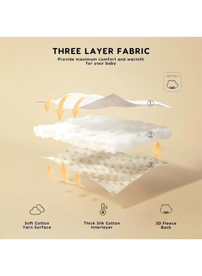 Berma Baby وسادة مقعد عربة الأطفال، وسادة مقعد للأطفال حديثي الولادة، وسادة مقعد ناعمة قابلة للتنفس، وسادة مقعد طعام الأطفال، بطانة مقعد السيارة للأولاد والبنات، وسادة مقعد من القطن الخالص (فراولة + دب) - Image 2