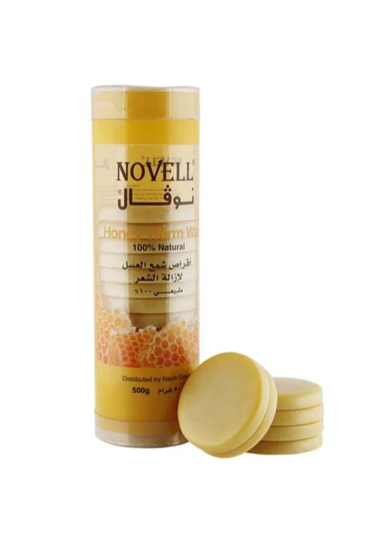 NOVELL Honey Warm Wax Disk Yellow 500grams