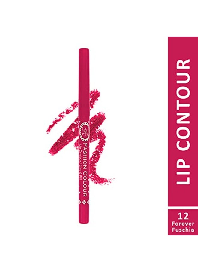 Fashion Colour - Lip Liner Waterproof Long Lasting Smudgeproof Matte Finish 10gm Forever Fuschia - Image 1