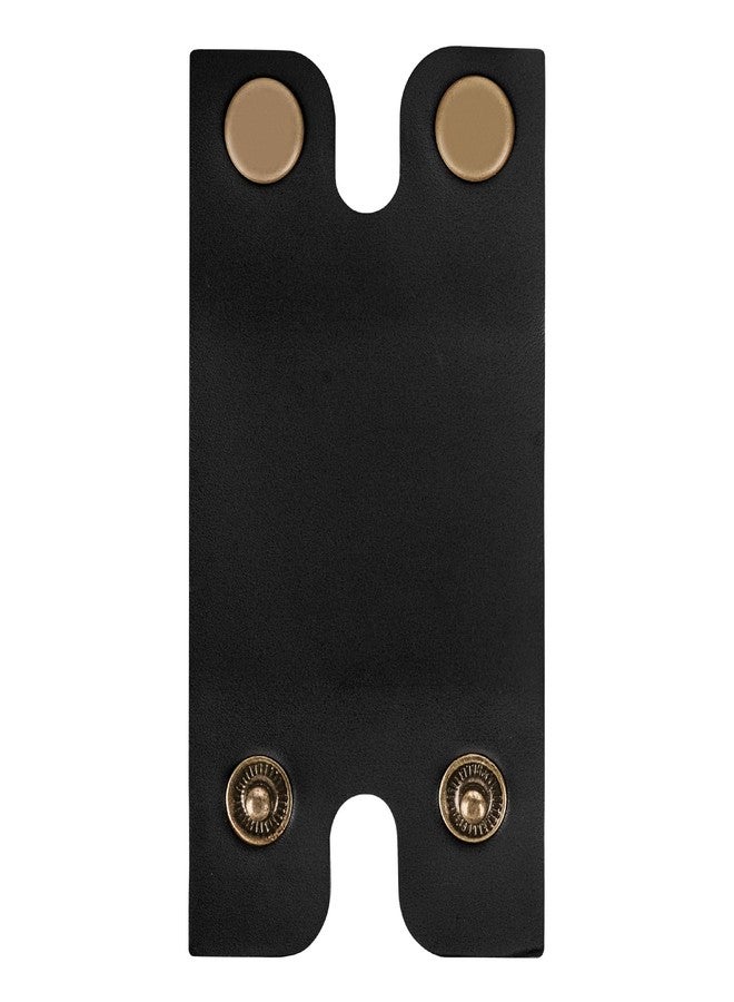 Linkidea Safety Razor Head Vegan Leather Cover, Double Edge Safety Razor Cover for Travel, Butterfly Razor Shaving Accessories Compatible with Merkur 34C Hd, 34C, 23C, Henson AL13 (Black) - Image 5