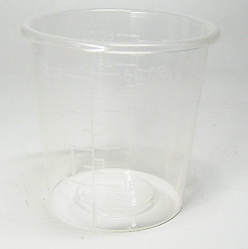 NSI 30 2 Ounce Graduated Clear Plastic Cups for Mixing Paint, Stain, Epoxy, Resin 60cc 2oz oz - Image 2