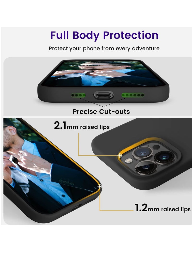 حافظة مصممة لجهاز آيفون 14 برو ماكس، حافظة هاتف رفيعة رقيقة مصنوعة من السيليكون مقاومة للصدمات لجهاز آيفون 14 برو ماكس 6.7 بوصة - Image 3