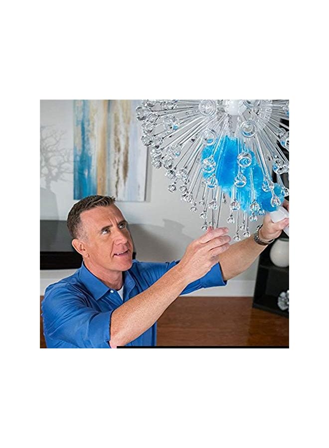 promass 360° Automatic Microfiber Feather Duster Spin Scrubber Dust Collector for Bathroom, Kitchen, Office, Car, Spin Duster Electric Feather Duster,Charging - Image 5