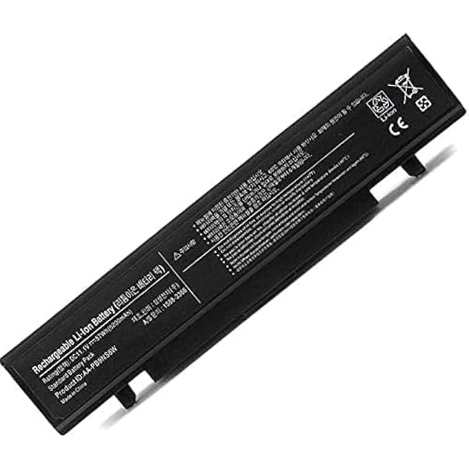 rayihni بطارية لابتوب بديلة لسامسونج R480 R428 R530 R540 R580 R720 Q430 Q530 RV520 NP300V5A، تناسب P/N AA-PB9NC6B PB9NS6B AA-PB9NC6W - Image 1