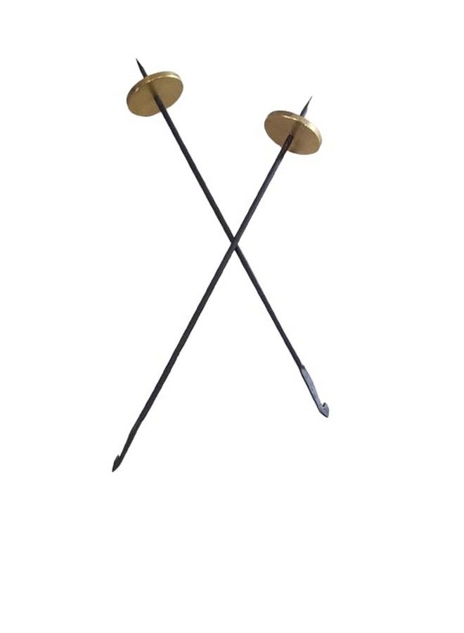 Aks Creations Takli Drop Spindle Top Khadi Cotton Yarn Spinning Metal Tool Gift for Beginners - Image 4