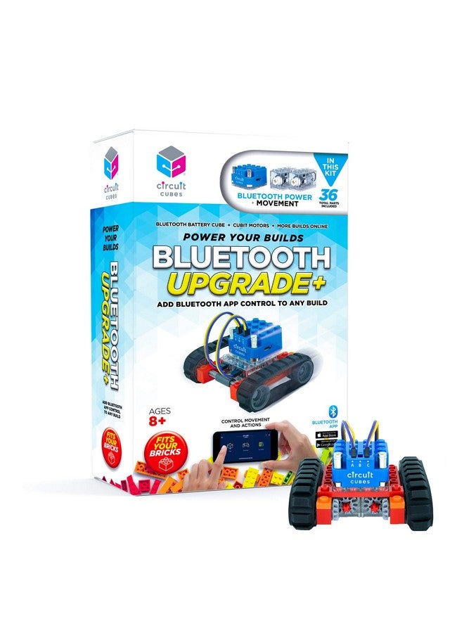 Circuit Cubes Bluetooth Upgrade+ Kit Electronic Toy Building Set Compatible with Most Building Blocks STEM Toy Learning - Image 1