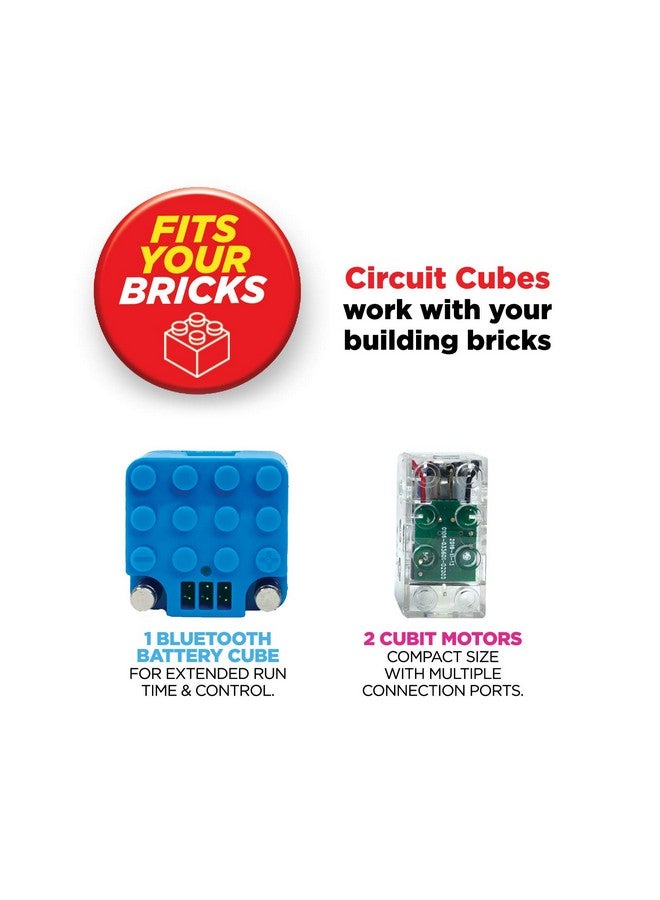 Circuit Cubes Bluetooth Upgrade+ Kit Electronic Toy Building Set Compatible with Most Building Blocks STEM Toy Learning - Image 2