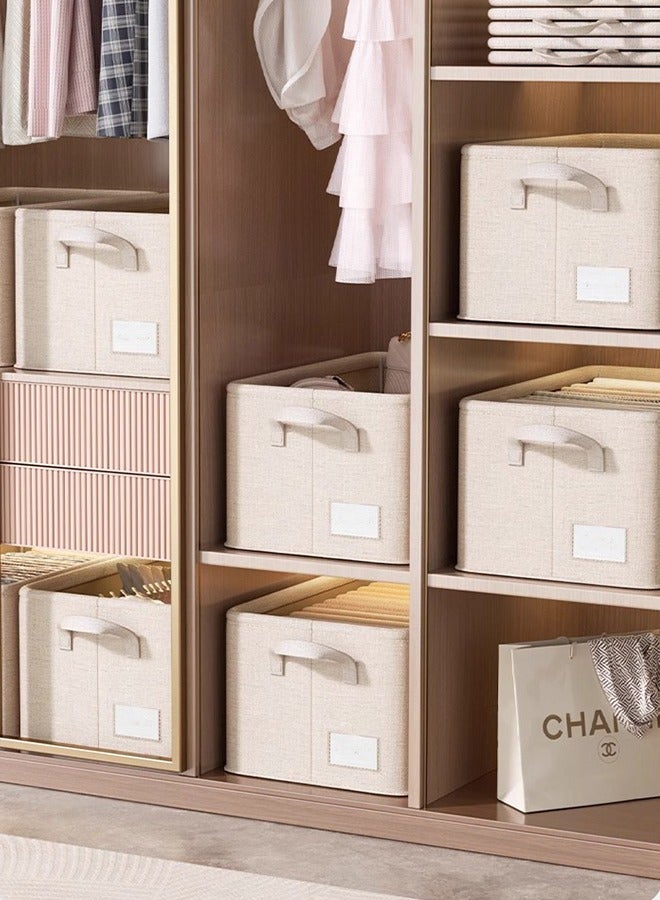 2PCS Large Foldable Closet Storage Organizer Clothes Storage and Organization Box Closet Storage Box with Carrying Handles Thickened Steel Frame Toy Organizer Box for Clothes Wardrobe Home Bedroom - Image 4