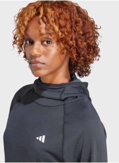 Adidas 3 Stripes Own The Run Hoodie  - Image 3