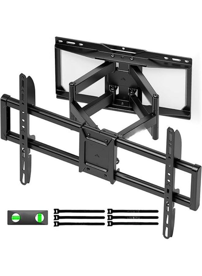 Fully Movable TV Wall Mount for 37-90 Inch TVs up to 75kg, Double Articulated Arms, Tool-Free Tilt, Swivel and Extending Function - Image 1