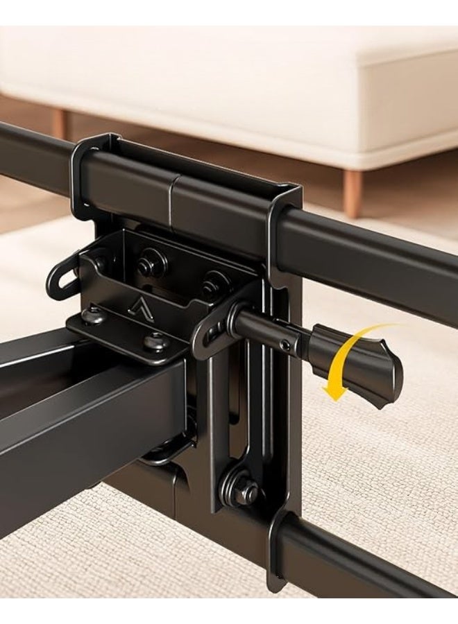 Fully Movable TV Wall Mount for 37-90 Inch TVs up to 75kg, Double Articulated Arms, Tool-Free Tilt, Swivel and Extending Function - Image 3