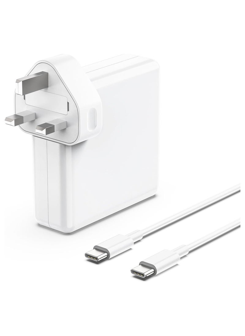 Generic 96W USB C Macbook Charger for MacBook Pro 13/14/16 inch 2024-2020, MacBook Air 13/15 inch 2024-2019, iPad Pro/Air 13 12.9 11 inch and More Type-C Power Adapter Charging Replacement96W USB C Macbook Charger for MacBook Pro 13/14/16 inch 2024-2020, MacBook Air 13/15 inch 2024-2019, iPad Pro/Air 13 12.9 11 inch and More Type-C Power Adapter Charging Replacement  - Image 1