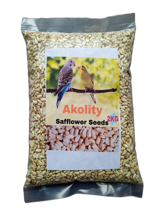 akolity بذور الدخن والقرطم من أكوليتي أتموس، كوسوم بيج للطيور البالغة - 1 كجم - Image 1