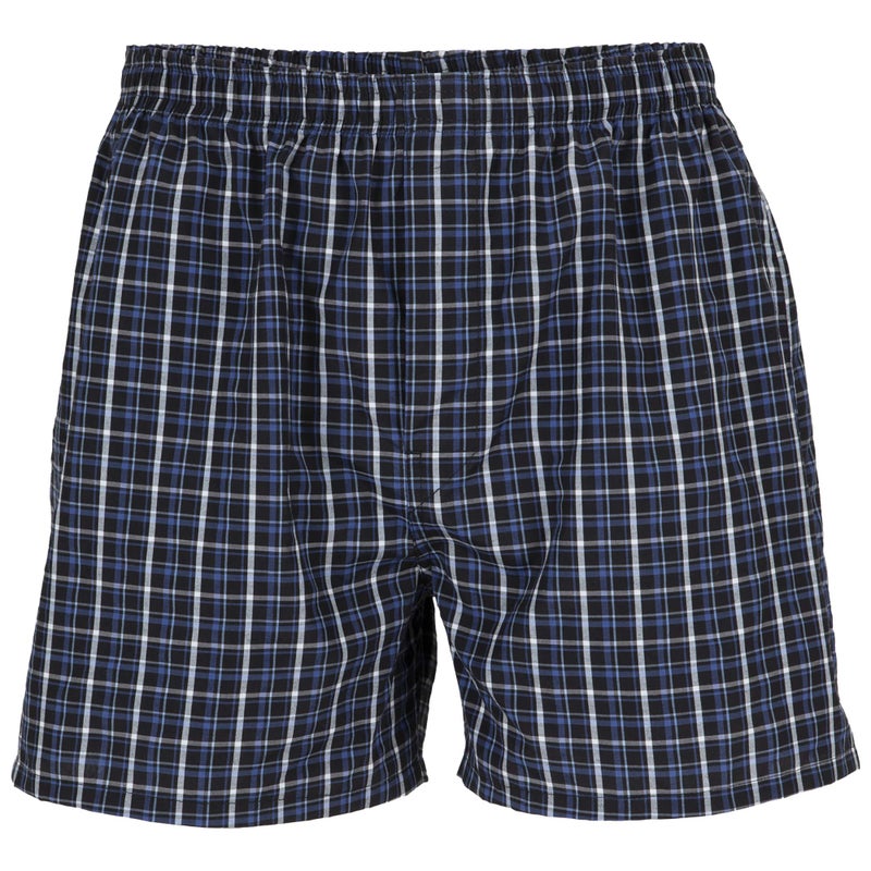 Gildan بوكسرات داخلية للرجال من جيلدان، عبوة متعددة، مخطط أسود متنوع (5 قطع)، كبير - Image 4