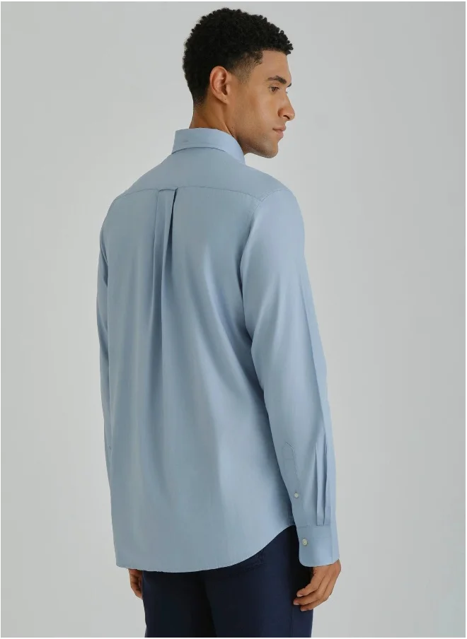 GANT Gant Ramadan Collection  Men's Blue Graphic Shirt